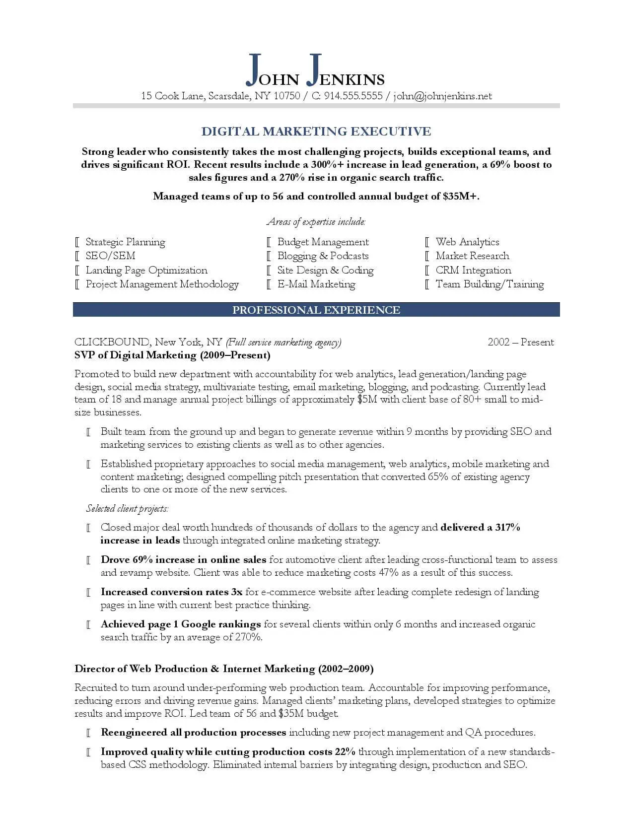 10 Marketing Resume Samples Hiring Managers Will Notice