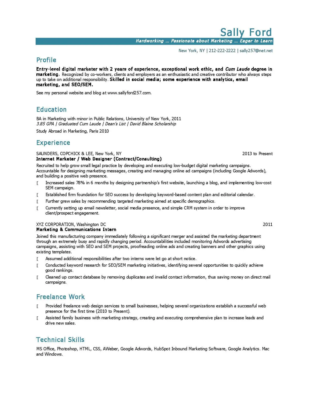 entry-level-marketing-resume-summary-examples-resume-example-gallery