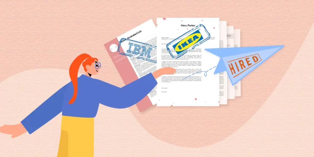 real cover letters hired by ikea and ibm cover