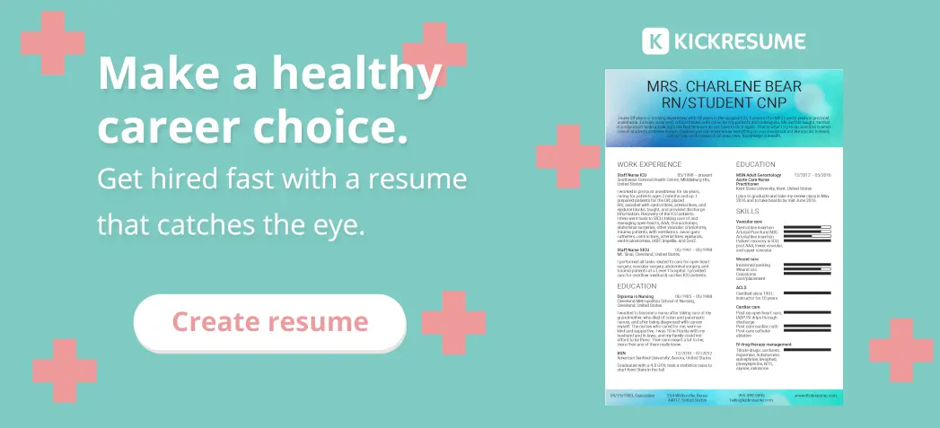 Healthcare Resume Samples