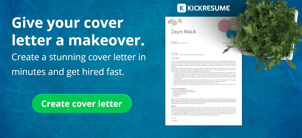 Cover Letter Samples