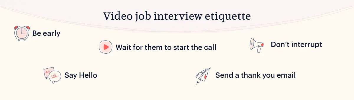 virtual interview etiquette