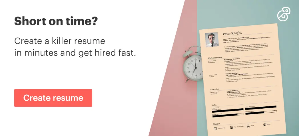 create a resume fast