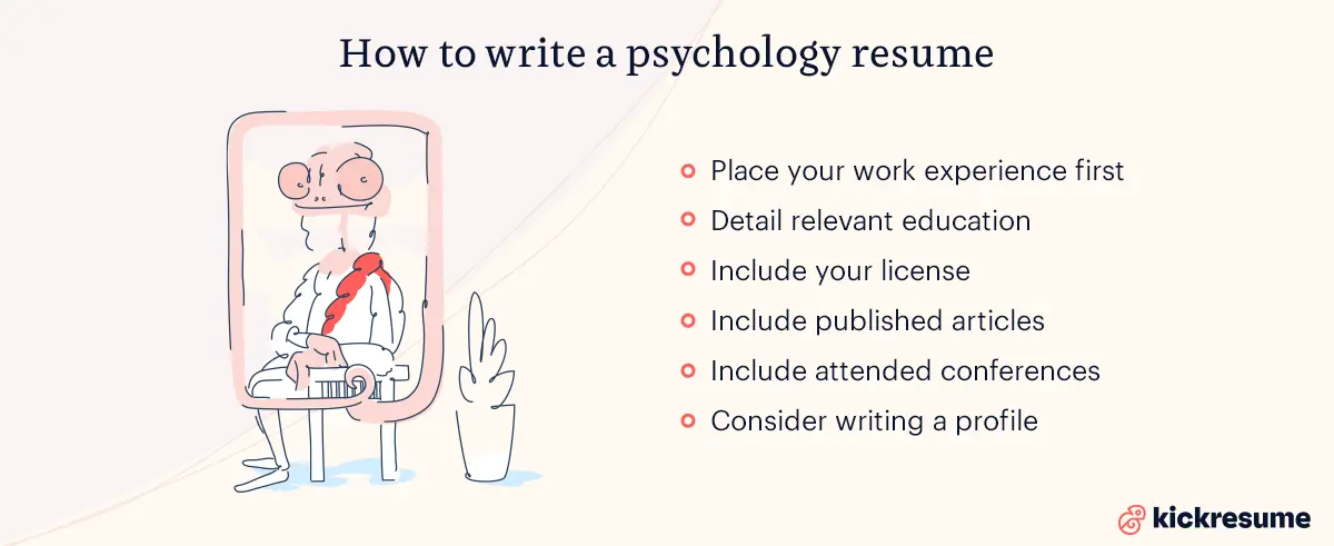 how to write a psychology resume