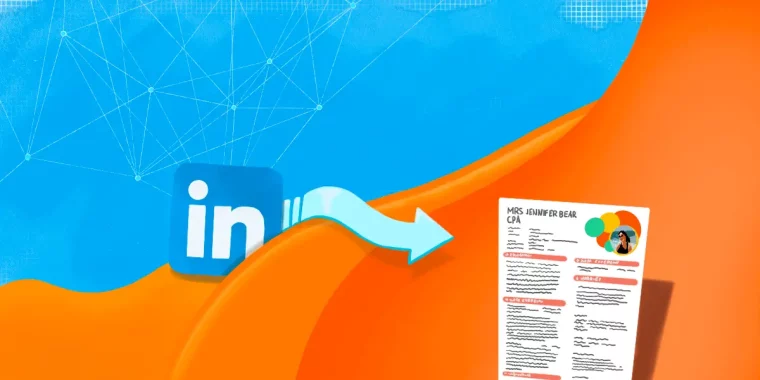 How to add resume to linkedin with screenshots 