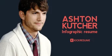 Ashton Kutcher’s Infographic Resume Proves He’s One of the Most Successful Technology Investors
