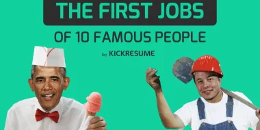 The First Jobs of 10 Famous People (Infographic)