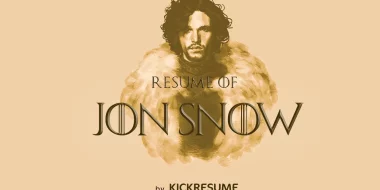 Here’s What Jon Snow’s Resume Would Look Like If He Had One
