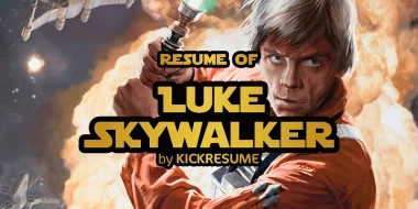 Here is The Resume of Luke Skywalker. Would you hire him?