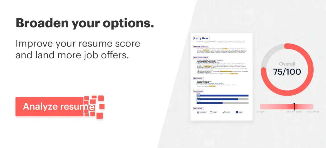 Improve your resume score and land more job offers 