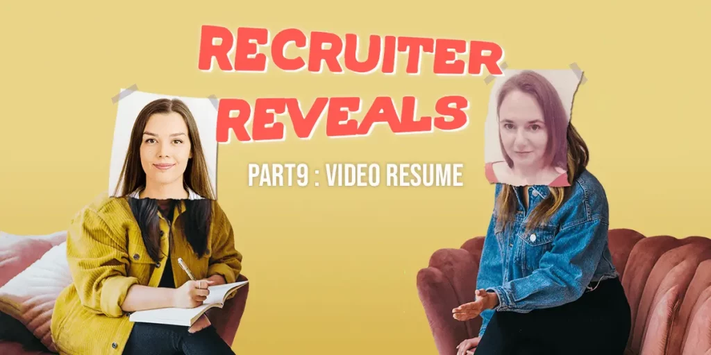 recruiter reveals video resume