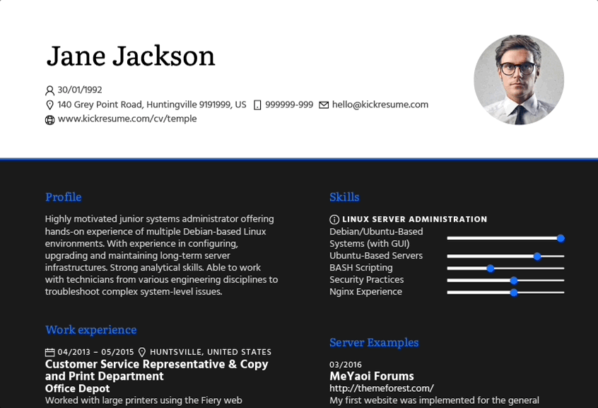 Minimalistic Resume Templates Before After