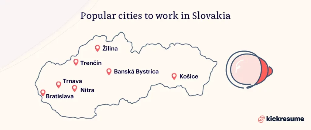 popular cities to work in slovakia