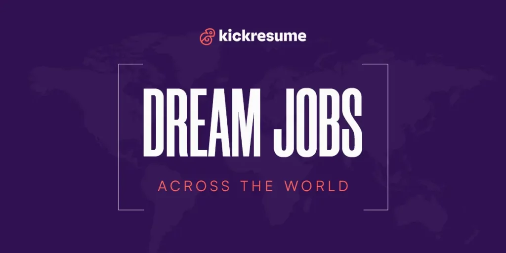world dream jobs kickresume infographics