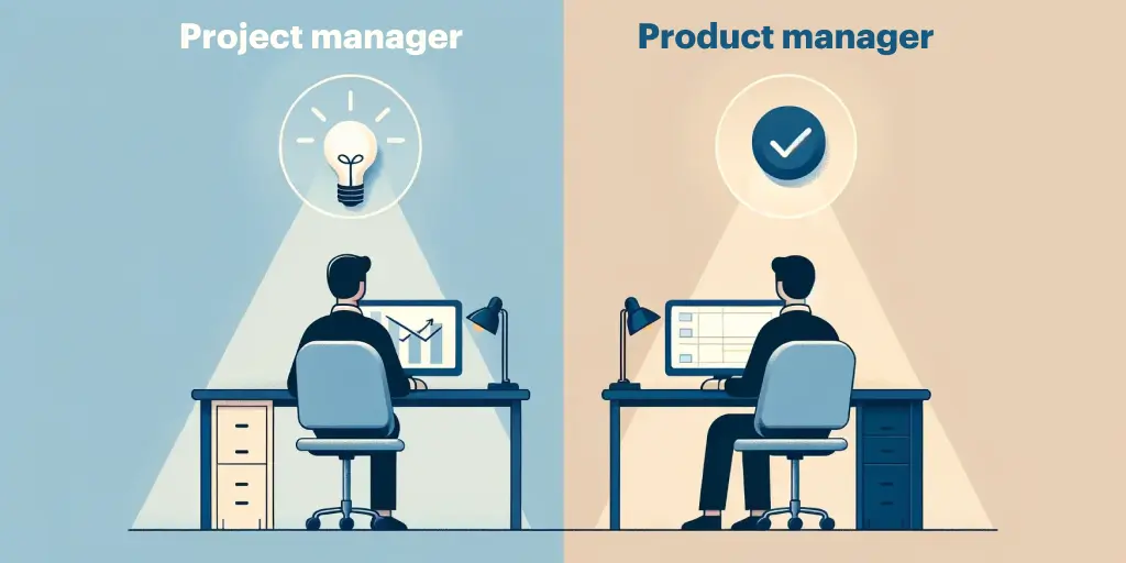 product manager vs project manager cover image blog