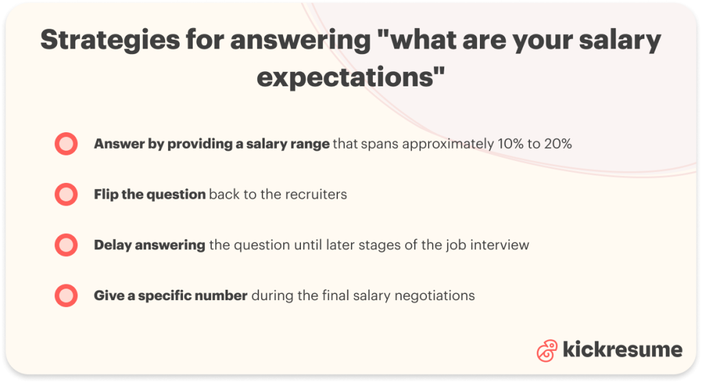 How to Answer “What Are Your Salary Expectations - best answers