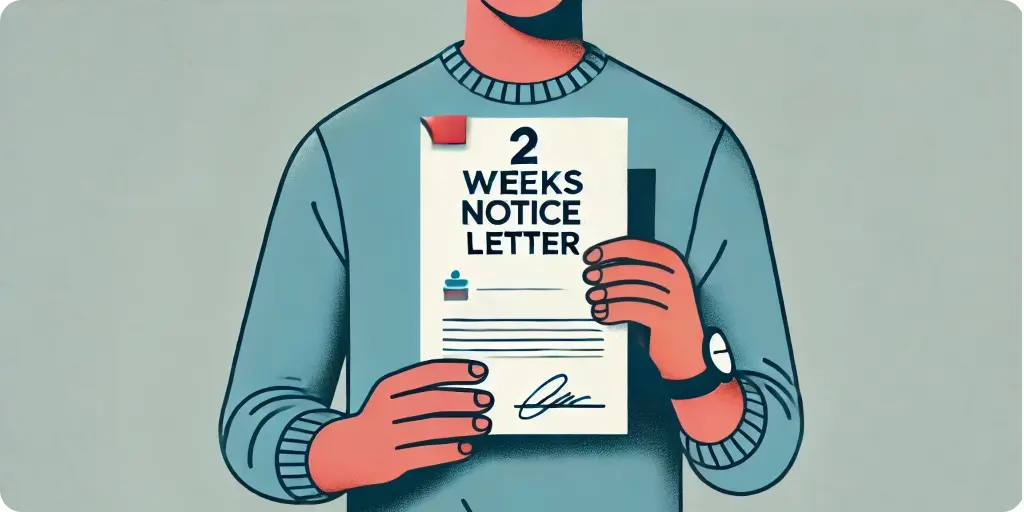 Two weeks notice letter Blog Cove